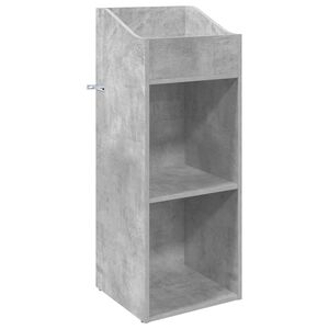 vidaXL Ormar za ploče Betonska siva 36 x 36 x 95,5 cm