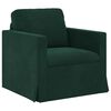 vidaXL Sofa 2 pcs Tamnozelena 158 x 78 x 80 cm Bar&scaron;un