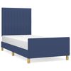 vidaXL Okvir za krevet bez madraca plava 90x190cm od tkanine