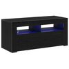 vidaXL TV ormar 90 x 35 x 40 cm Crni hrast Konstruirano drvo