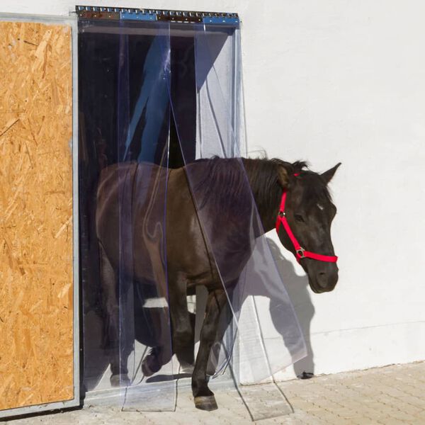 Kerbl set trakastih zavjesa PVC 225 x 30 cm 291162