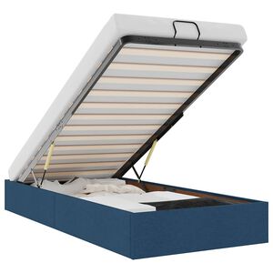 vidaXL Otomanski okvir kreveta bez madraca plavi 80x200 cm od tkanine