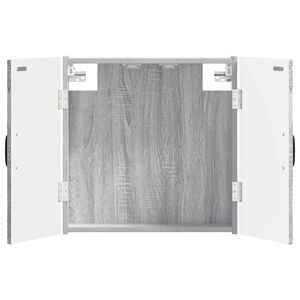 vidaXL Kabinet za mete UTRECHT Siva Sonoma 52,5 x 10,5 x 53,5 cm