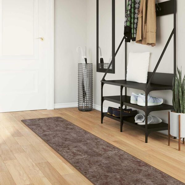 vidaXL Traka za tepih MARSA Sivi 400 x 50 cm Poliester i PVC