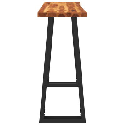 vidaXL Konzolni stol sa živim rubom 110x35x80 cm masivno drvo bagrema