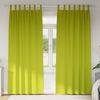 vidaXL Zavjese za blackout s prstenovima 2 pcs Zelena 245 x 140 cm