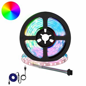 vidaXL LED traka 2 kom. Crna i prozirna Bakar i plastika