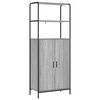 vidaXL Highboard Siva Sonoma 40 x 33 x 161 cm Konstruirano drvo