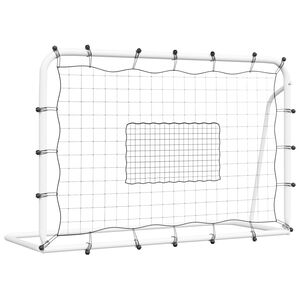 vidaXL Nogometna mreža za odbijanje 184 x 61 x 123 cm željezo i PE