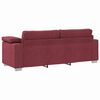 vidaXL Sofa Vinska crvena 219 x 77 x 82 cm tkanina