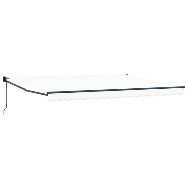 vidaXL Nadstre&scaron;nica Bijelo 450 x 300 x 165 cm Poliester i metal