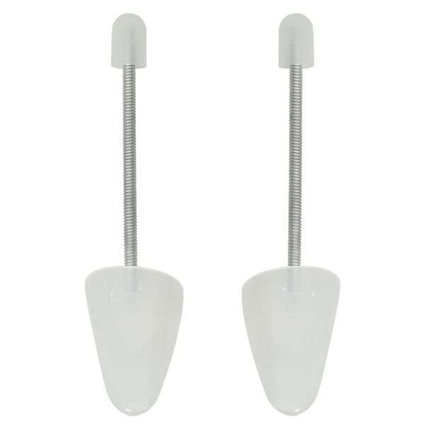 vidaXL Kalupi za cipele 5 pari bijeli EU 35 - 38 plastični