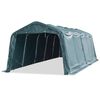 vidaXL Uklonjivi &scaron;ator za stoku PVC 550 g/m&sup2; 3,3 x 8 m tamnozeleni