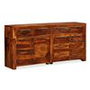vidaXL Komoda Masivno Drvo Akacije 160x35x75 cm