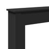 vidaXL Okvir za kamin crni 75 x 20 x 87,5 cm od konstruiranog drva