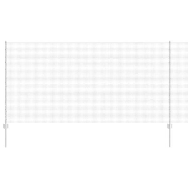 vidaXL Ograda s postovima Srebrno 1,2 x 25 m Čelik