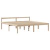 vidaXL Krevet s regalom za knjige bez madraca 180x200 cm od borovine