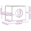 vidaXL Kuća za mačke vo&scaron;tano smeđa 51x35x30 cm od masivne borovine