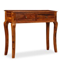 vidaXL Konzolni stol od masivnog drva šišama 90x32x76 cm