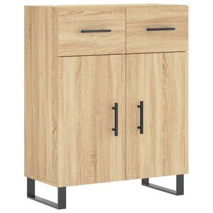 vidaXL Komoda boja hrasta sonome 69,5x34x90 cm od konstruiranog drva