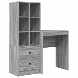 vidaXL Stol Siva Sonoma 105,5 x 34 x 127 cm 2 kom.
