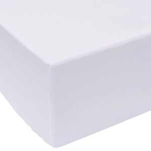 vidaXL Posteljina Bijelo 200 x 160 cm Pamuk