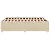 vidaXL Okvir za krevet bez madraca krem 140 x 190 cm od tkanine