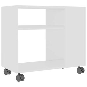 vidaXL Bočni stolić bijeli 70 x 35 x 60,5 cm od konstruiranog drva