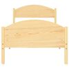 vidaXL Okvir za krevet s 2 ladice 110 x 200 cm od masivne borovine