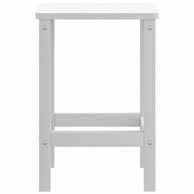 vidaXL Vrtni stol Adirondack bijeli 38 x 38 x 46 cm HDPE
