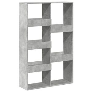 vidaXL Regal za knjige boja betona 100x33x155,5 cm konstruirano drvo