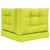 vidaXL Jastuk za vanjsku sofU 3 pcs Zelena Poliester