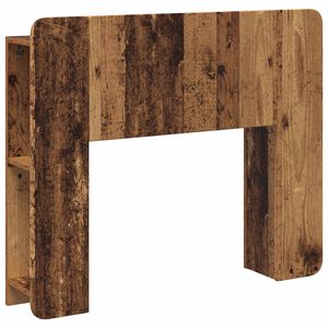 vidaXL Glava kreveta s ormarićem Staro drvo Konstruirano drvo