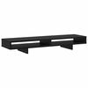 vidaXL Stalak za Monitor Crna 100 x 27 x 15 cm Konstruirano drvo