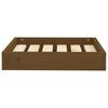 vidaXL Krevet za pse crna 51,5x44x9 cm od masivne borovine