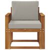 vidaXL Vanjski kauč Čvrsto drvo akacije i poliester