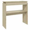 vidaXL Konzolni stol boja hrasta sonome 80x30x80 cm konstruirano drvo