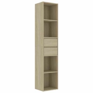 vidaXL Ormarić za knjige boja hrasta 36x30x171 cm konstruirano drvo