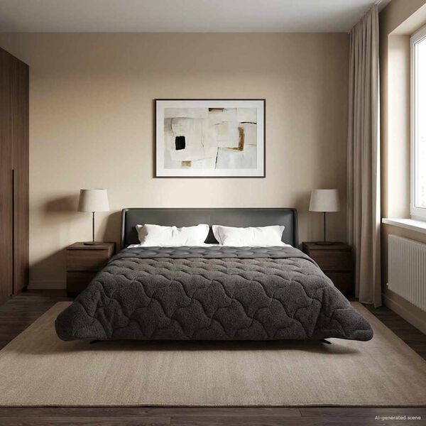 vidaXL Puni pokrivač za cijelu godinu &Scaron;onerisan Antracit 220 x 260 cm