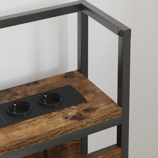 vidaXL Skladi&scaron;no uzglavlje Dimljeni hrast 75 cm Konstruirano drvo