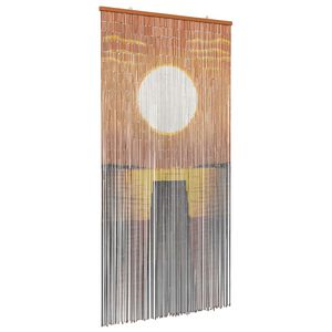 vidaXL Zavjesa za vrata protiv insekata vi&scaron;ebojna 200 x 100 cm Bambus