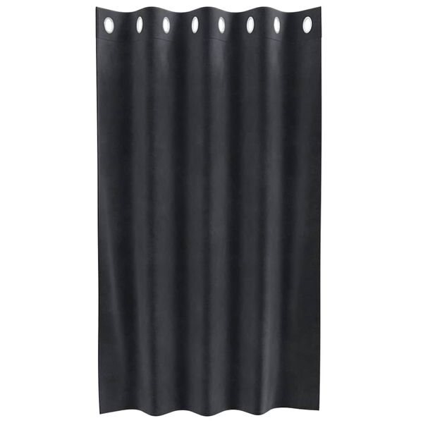 vidaXL Zavjese za zamračivanje 2 pcs Tamno siva 140 x 140 cm Bar&scaron;un