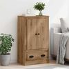 vidaXL Highboard s ladicama Umjetnički hrast 60 x 35,5 x 103,5 cm