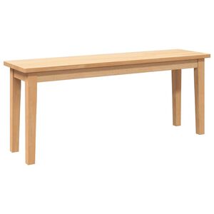 vidaXL Klupa 110 cm puna drvena guma