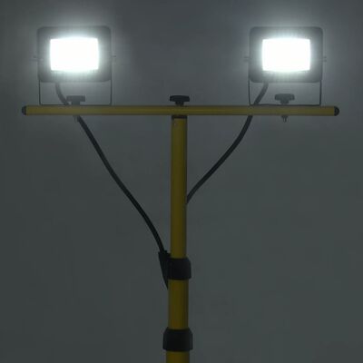 vidaXL LED reflektor sa stativom 2 x 10 W hladni bijeli