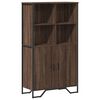 vidaXL Visoka komoda boja hrasta 79,5x35,5x137,5 cm konstruirano drvo