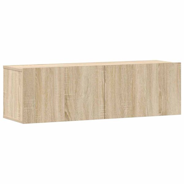 vidaXL 3-dijelni set TV ormarića boja hrasta sonome konstruirano drvo