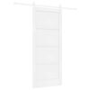 vidaXL Klizna vrata 86 x 198,5 cm Konstruirano drvo Bijela