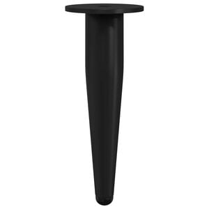 vidaXL Noge namje&scaron;taja 2 kom. Crna &Oslash; 40 x 98 mm Željezo
