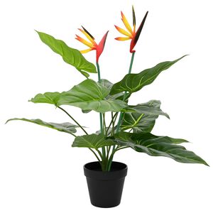 vidaXL Umjetna Strelitzia Biljka Zelena 65 x 13 x 55 cm
